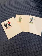 Set vintage briefpapier  3 stuks kuifje / Hergé, Ophalen of Verzenden, Kuifje