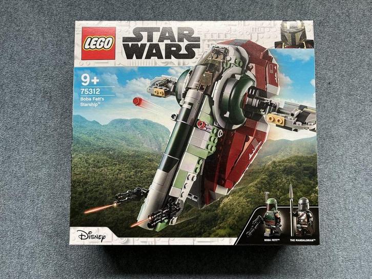 Lego 75312 Star Wars Boba Fett’s Starship NIEUW SEALED, Kinderen en Baby's, Speelgoed | Duplo en Lego, Nieuw, Lego, Complete set