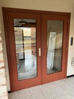 Gratis binnendeur met glas., Ophalen, 120 cm of meer, Binnendeur, 200 tot 215 cm