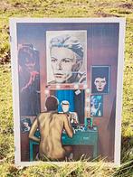 Art print, Poster David Bowie, The Actor by Borin van Loon., Enlèvement ou Envoi, Rectangulaire vertical, Avec cadre, Musique