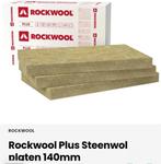 Isolatie rockwool plus (140), Doe-het-zelf en Bouw, Isolatie en Afdichting, Ophalen of Verzenden