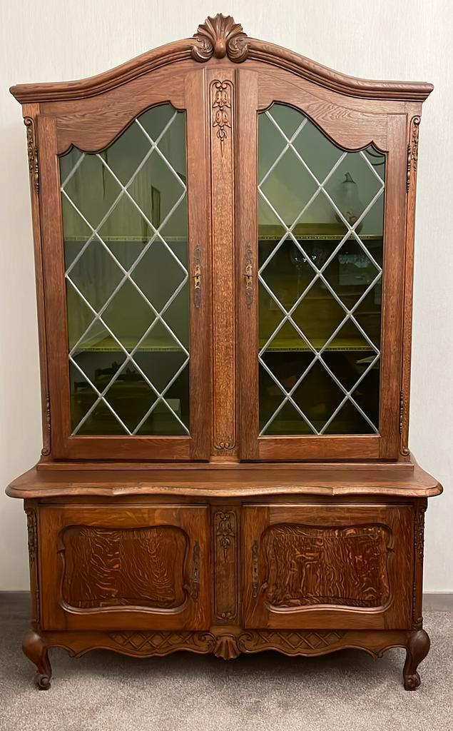 Eiken eetkamer: genaamd Breton, Huis en Inrichting, Kasten | Buffetkasten, Zo goed als nieuw, Eikenhout, Ophalen