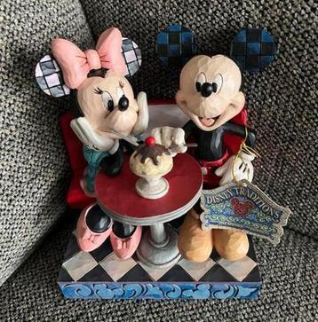 Jim shore mickey en minnie (hard to find) retired beschikbaar voor biedingen