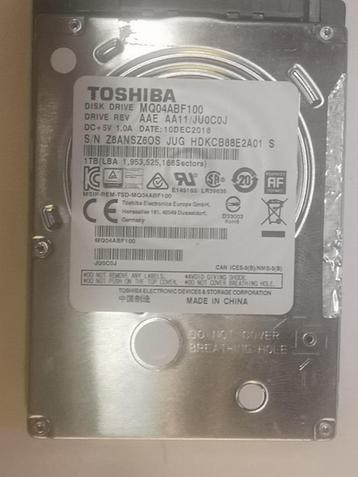Toshiba WQ04ABF100 - HD pour ordinateur portable - 1 To