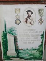 grafplaatje-herdenkingsplaatje  eerste wereldoorlog, Enlèvement