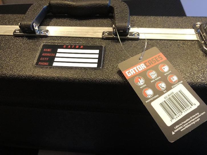 Gator GC-Bass ABS Case 2X NIEUW!!!!!!!!, Musique & Instruments, Instruments à corde | Guitares | Basses, Neuf, Enlèvement ou Envoi