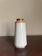 Kleine keramieken vaas - wit/bruin, Ophalen, Wit, Aardewerk of Porselein, Nieuw