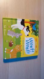 Woef woef, kinderboek/flapjesboek, Boeken, 1 tot 2 jaar, Ophalen of Verzenden, Uitklap-, Voel- of Ontdekboek, Zo goed als nieuw