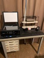 Ijzeren bureau met toebehoren, Ophalen, Gebruikt, Bureau