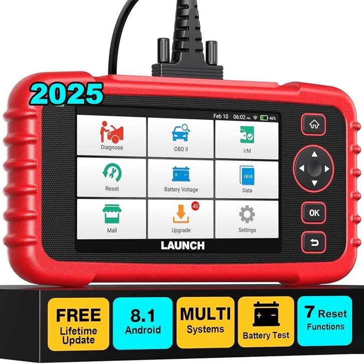 Launch 123X Universeel Diagnose Toestel Storingslampje reset, Auto diversen, Autogereedschap, Nieuw, Ophalen of Verzenden