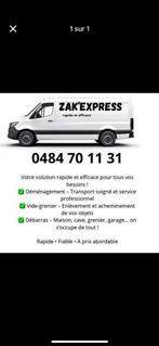 Déménagement, livraison, vide encombrants