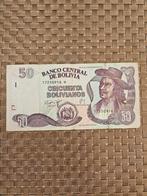 50 bolivianos 1986 jaar  Bolivia, Ophalen of Verzenden, Overige landen, Los biljet
