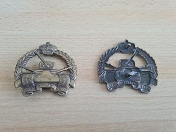 Insigne béret chars lourds du bataillon en bronze, Enlèvement ou Envoi, Armée de terre, Emblème ou Badge