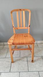Grenen stoelen 4 stuks, Huis en Inrichting, Ophalen, Bruin, Grenen, Zo goed als nieuw
