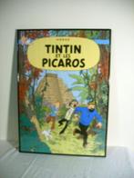 Originele poster van Tintin (Kuifje) et les Picaros, Verzamelen, Ophalen of Verzenden, Kuifje, Gebruikt, Plaatje, Poster of Sticker