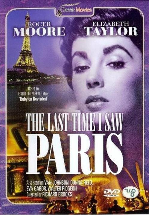 The last time i saw Paris met Elizabeth Taylor, Roger Moore,, Cd's en Dvd's, Dvd's | Klassiekers, Zo goed als nieuw, Drama, 1960 tot 1980