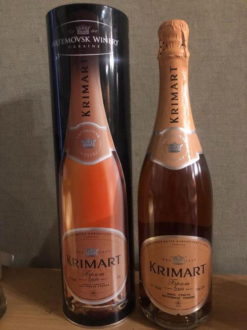 Krimart Rose Brut Sparkling Wine 2009, Verzamelen, Wijnen, Nieuw, Roséwijn, Overige gebieden, Vol, Ophalen of Verzenden