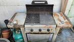 Gas-BBQ voor hobbyisten met gasfles-nog steeds functioneel!, Tuin en Terras, Ophalen, Gebruikt, Campingaz