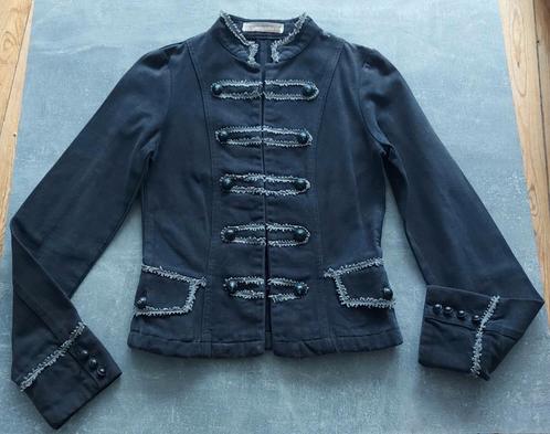 Blauwe jeansjas in maat small., Kleding | Dames, Jassen | Zomer, Gedragen, Maat 36 (S), Blauw, Ophalen of Verzenden
