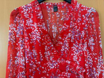 Robe mi-longue / midi manches longues Shein - T.S/36 - rouge beschikbaar voor biedingen