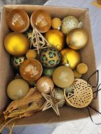 Kerstballen 50 delig kleur goud/ mosterd, Ophalen, Zo goed als nieuw