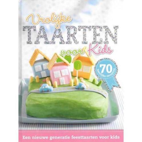 Boek vrolijke taarten voor kids, Hobby & Loisirs créatifs, Confection de Gâteaux & Cupcakes, Comme neuf, Livre ou Revue, Gâteaux et Tartes