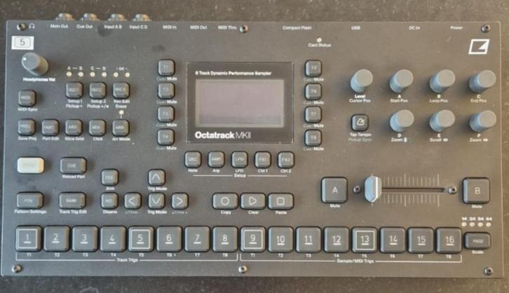 Elektron Octatrack Mk2 (Black), Muziek en Instrumenten, Samplers, Zo goed als nieuw, Ophalen of Verzenden