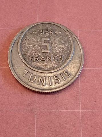 TUNESIE 5 Frank 1954