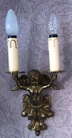 Antieke wandlamp 2 stuks, Antiek en Kunst, Ophalen