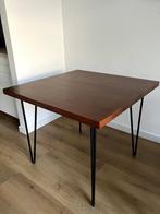 La Redoute notenhout eettafel vierkant 4 personen, Huis en Inrichting, Ophalen, 50 tot 100 cm, Vierkant, 50 tot 100 cm
