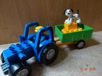 Duplo tractor met boer, hondje, "hooi"...., Ophalen of Verzenden, Duplo