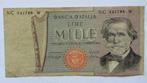 Italië 1000 Lire 1980, Timbres & Monnaies, Billets de banque | Europe | Billets non-euro, Envoi, Italie