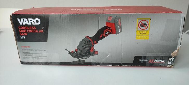 VARO draadloze zaagmachine, inclusief batterij., Doe-het-zelf en Bouw, Gereedschap | Zaagmachines, Gebruikt, Ophalen of Verzenden