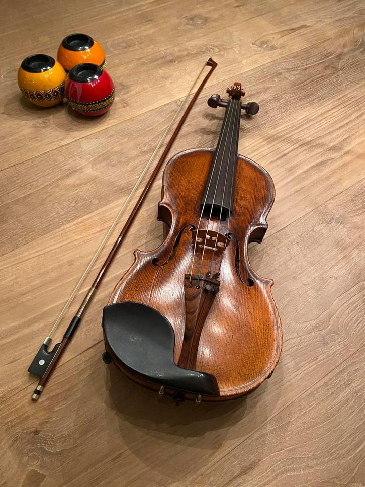 Duitse viool anno 1860-70 in topstaat! + Duitse viool, Muziek en Instrumenten, Strijkinstrumenten | Violen en Altviolen, Zo goed als nieuw