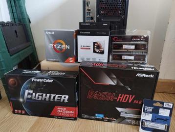 Pc Gamer pas cher rx 6500xt 8go r5 4500 16go ram ssd nvme, Le pc est monté avec différentes marques, Nieuw, Gaming, SSD