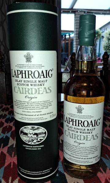 Fles whisky 2012 Laphroaig beschikbaar voor biedingen