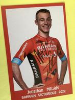 wielerkaart 2022 team bahrain jonathan milan  signe, Verzenden, Zo goed als nieuw