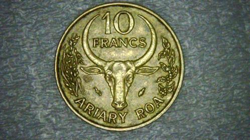 10 frank 1981 Madagaskar, Postzegels en Munten, Munten | Europa | Niet-Euromunten, Overige landen, Ophalen of Verzenden