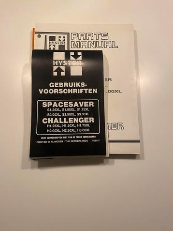 Hyster fork lift handleiding/manual beschikbaar voor biedingen