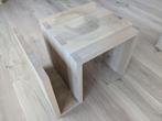 Ethnicraft Naomi oak side table, Huis en Inrichting, Gebruikt, Vierkant, 55 tot 75 cm, Modern