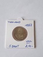 Thailand 5 baht 1987  UNC geres marnix, Timbres & Monnaies, Monnaies | Asie, Enlèvement ou Envoi