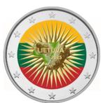 2 euro Litouwen 2025 Verdediging Litouwen gekleurd, Ophalen of Verzenden, 2 euro