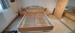 compleet bed inclusief lattenbodems en 2 nachtkastjes, Huis en Inrichting, Slaapkamer | Bedden, Ophalen, Gebruikt