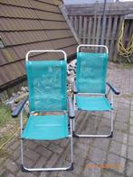 2 campingstoelen, Caravans en Kamperen, Kampeermeubelen, Ophalen, Zo goed als nieuw, Campingstoel