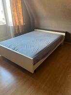 Bed, Huis en Inrichting, Slaapkamer | Bedden, Ophalen, Gebruikt, Crème, Overige maten