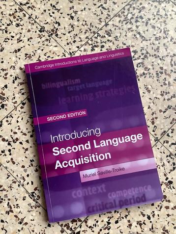 Introducing Second Language Acquisition (second edition) beschikbaar voor biedingen
