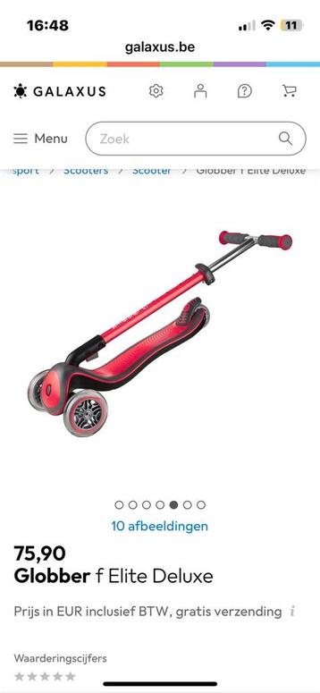 Globber trottinette beschikbaar voor biedingen