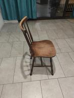 Houten stoelen, Huis en Inrichting, Stoelen, Ophalen, Gebruikt, Twee, Bruin