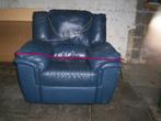 Fauteuil électrique cuir, Maison & Meubles, Fauteuils, Enlèvement, Utilisé, Cuir, 100 à 125 cm