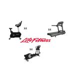 LIFE FITNESS – 12-DELIG CARDIO SET, Sport en Fitness, Ophalen of Verzenden, Zo goed als nieuw, Benen, Overige typen